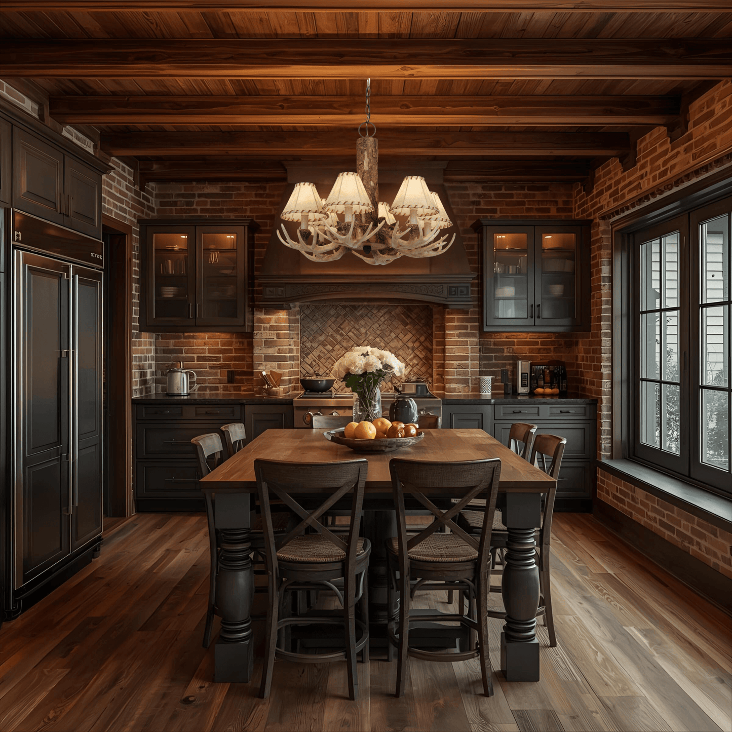 Lodge 6L Antler Chandelier