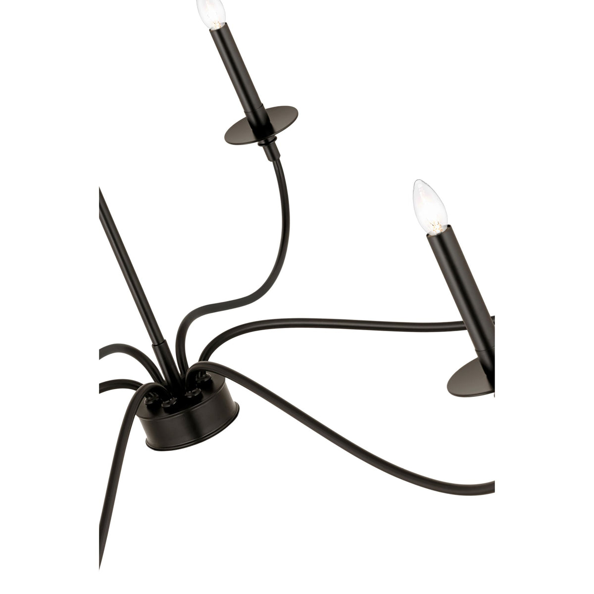 Arrington 6 Light Chandelier Matte Black