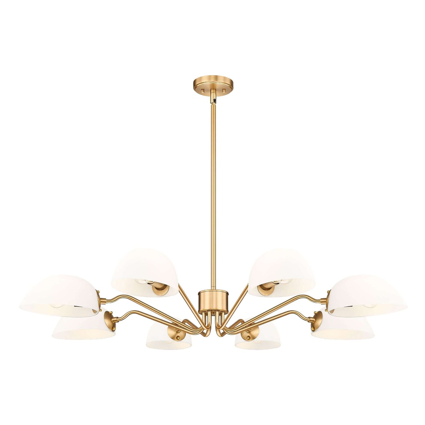 Breton 8 Light Chandelier Modern Gold