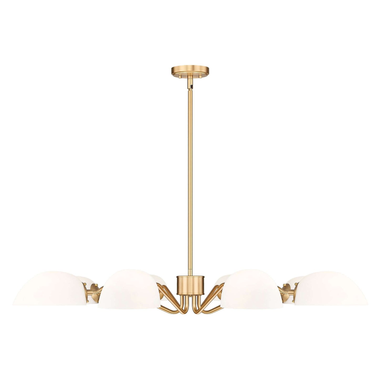 Breton 8 Light Chandelier Modern Gold