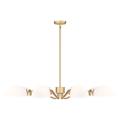 Breton 8 Light Chandelier Modern Gold