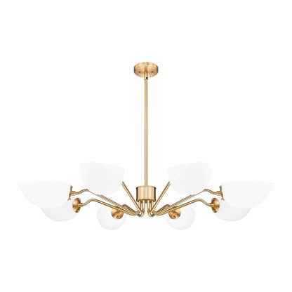 Breton 8 Light Chandelier Modern Gold