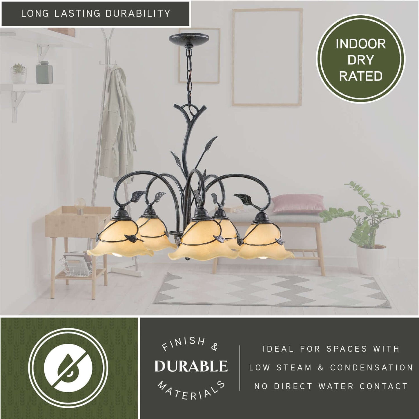 Vine 5L Chandelier