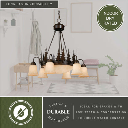 Yosemite 9L Tree Chandelier