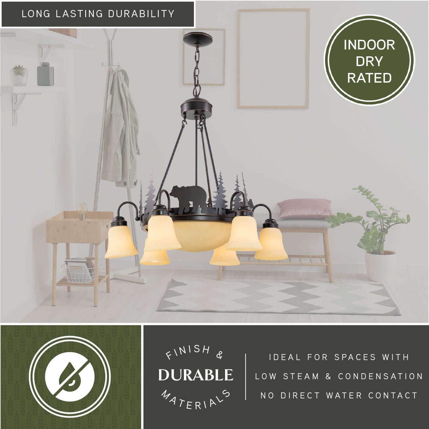 Bozeman 9L Chandelier