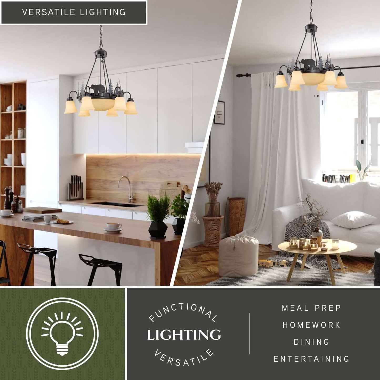 Bozeman 9L Chandelier