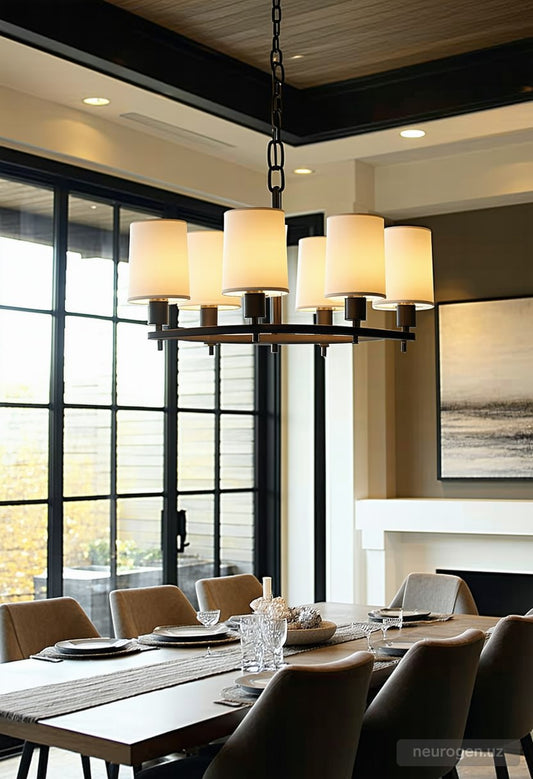Capri 6-Light Dining Chandelier 31"