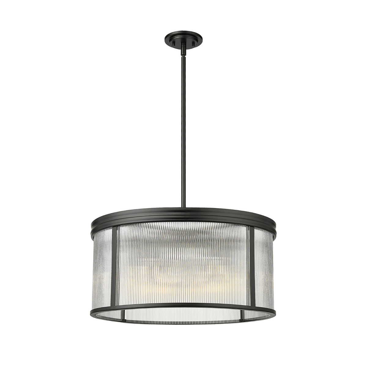 Carnaby 6 Light Chandelier Matte Black