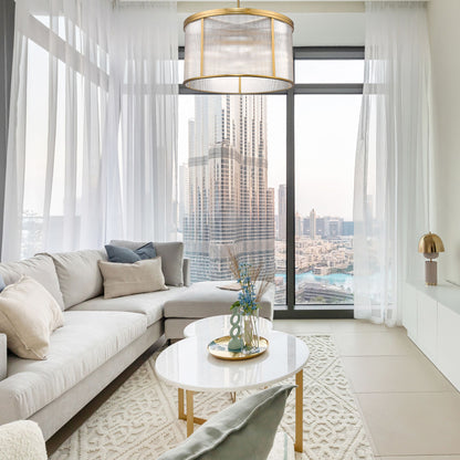 Carnaby 9 Light Chandelier Modern Gold