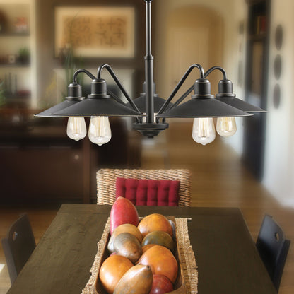 Casa 5 Light Chandelier Olde Bronze