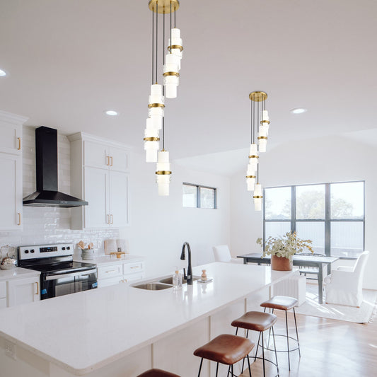 Cayden 5 Light Chandelier Modern Gold