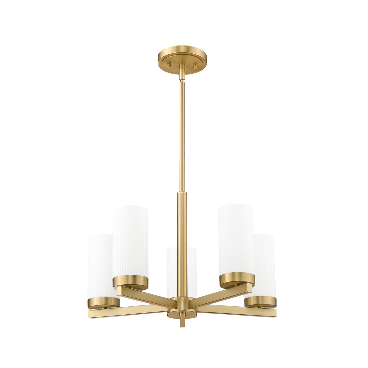 Danica 5 Light Chandelier Modern Gold