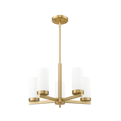 Danica 5 Light Chandelier Modern Gold