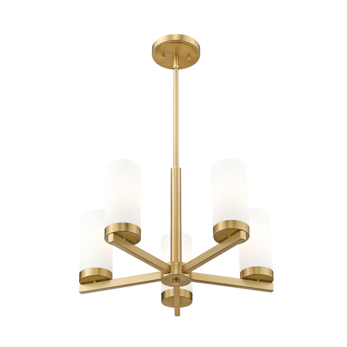 Danica 5 Light Chandelier Modern Gold