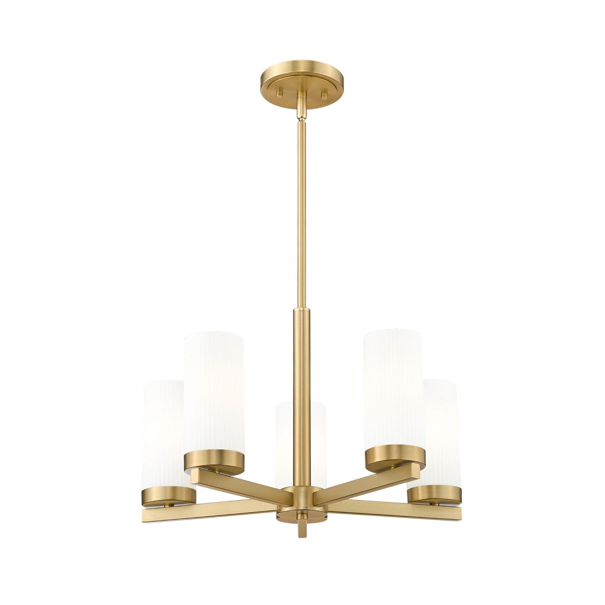 Danica 5 Light Chandelier Modern Gold