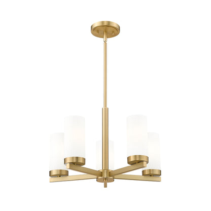 Danica 5 Light Chandelier Modern Gold