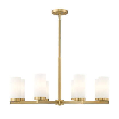 Danica 8 Light Chandelier Modern Gold