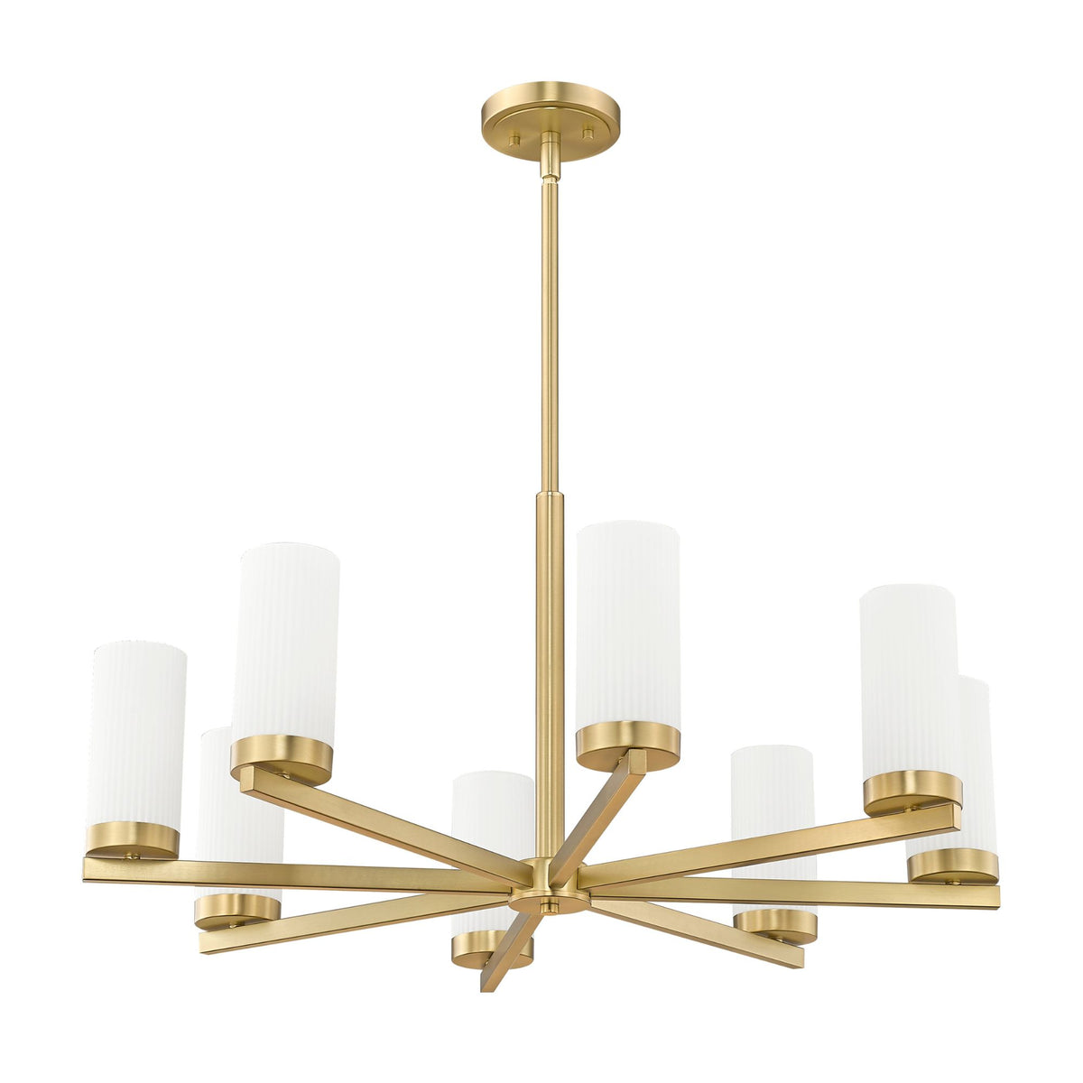 Danica 8 Light Chandelier Modern Gold