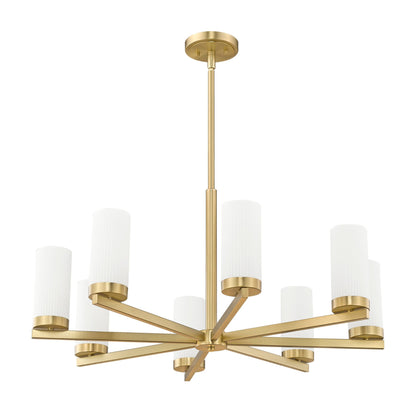 Danica 8 Light Chandelier Modern Gold