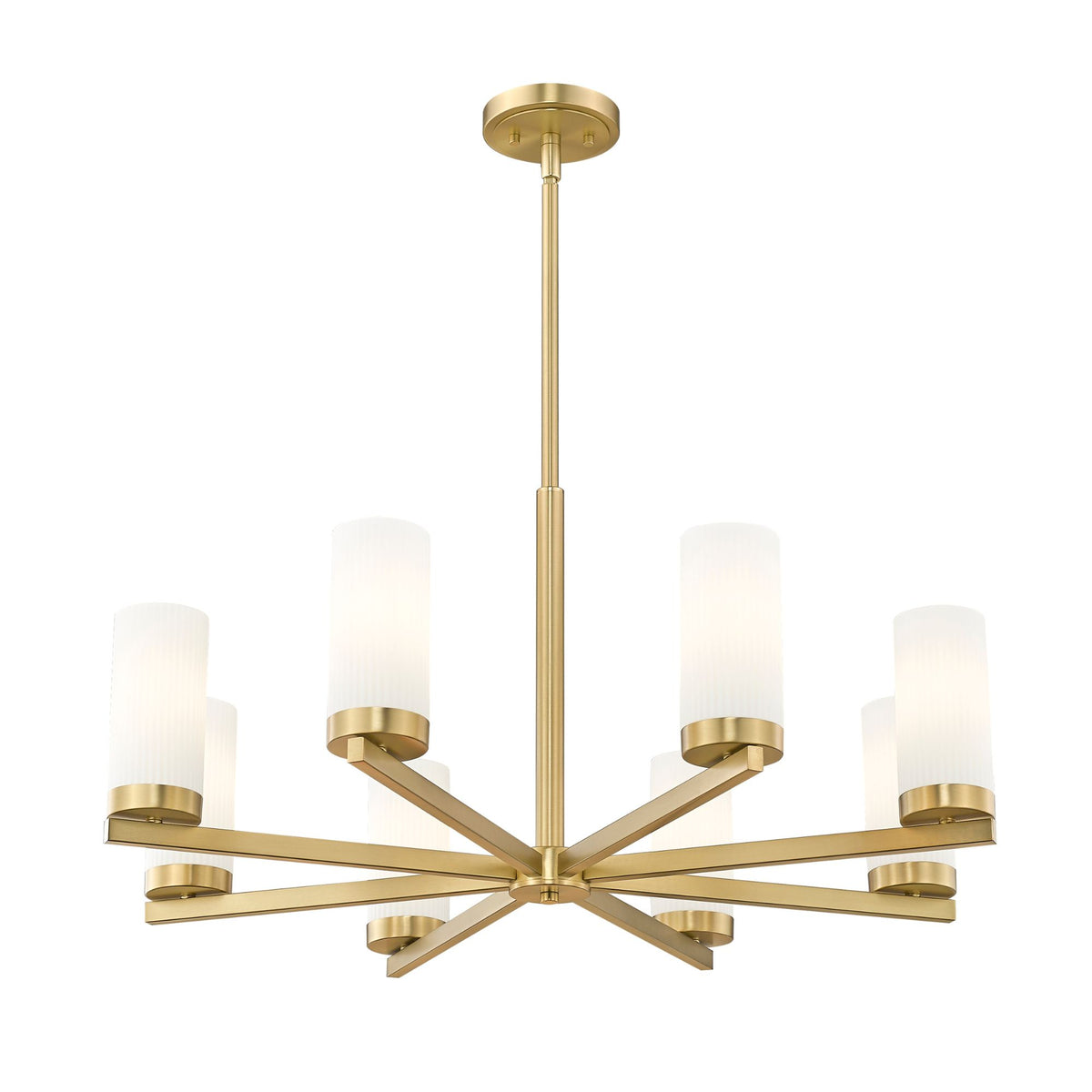 Danica 8 Light Chandelier Modern Gold