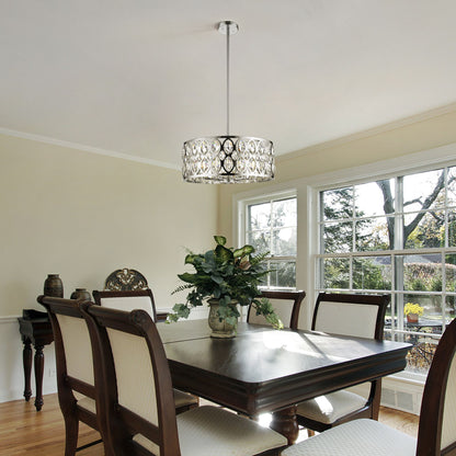 Dealey 6 Light Chandelier Chrome