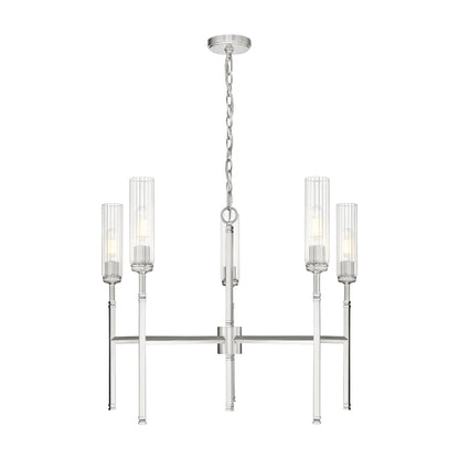 Esme 5 Light Chandelier Brushed Nickel