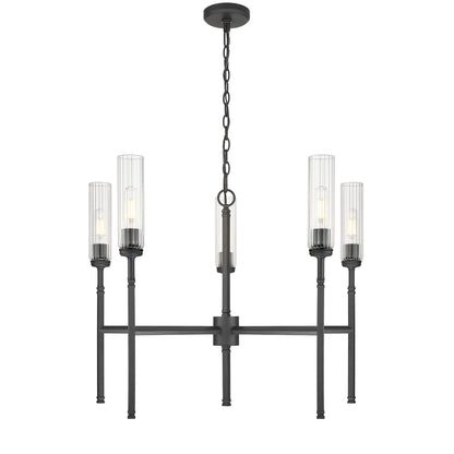 Esme 5 Light Chandelier Matte Black