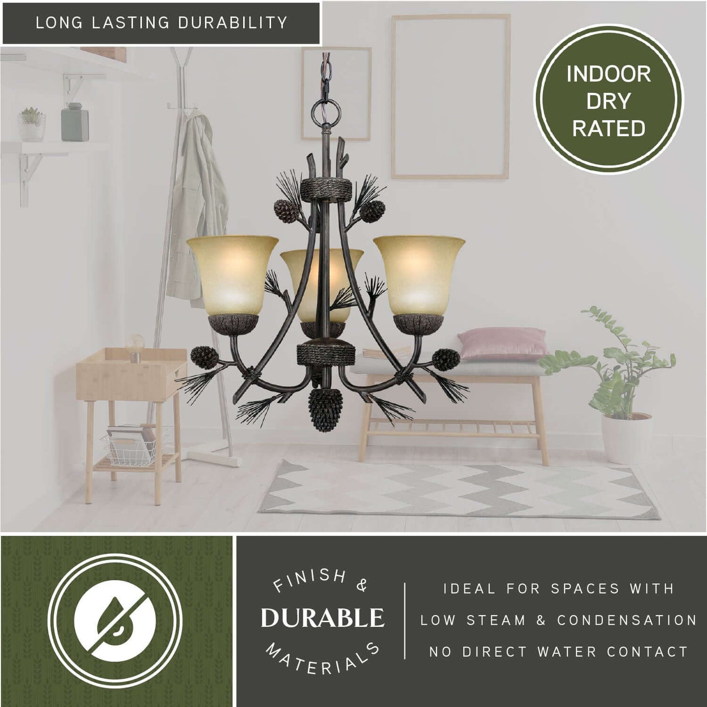 Sierra 3L Mini Chandelier