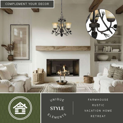 Sierra 3L Mini Chandelier