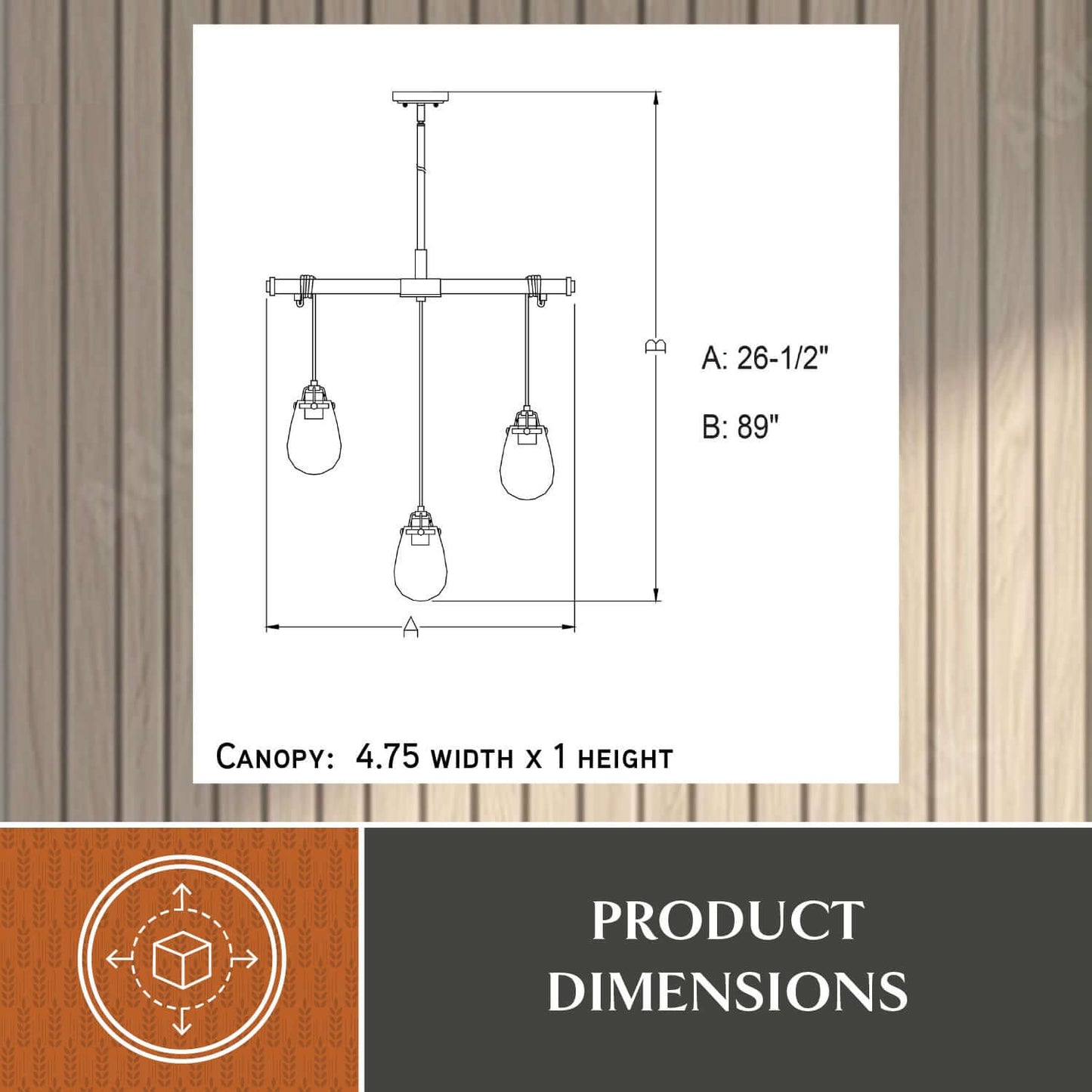 Kassidy 5L Adjustable Chandelier