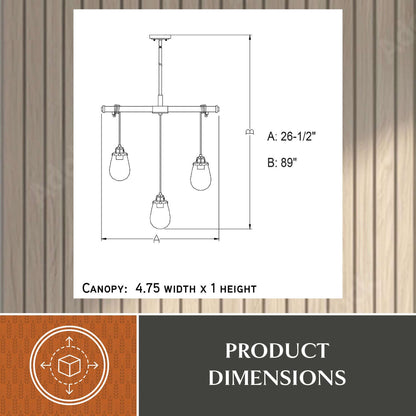 Kassidy 5L Adjustable Chandelier