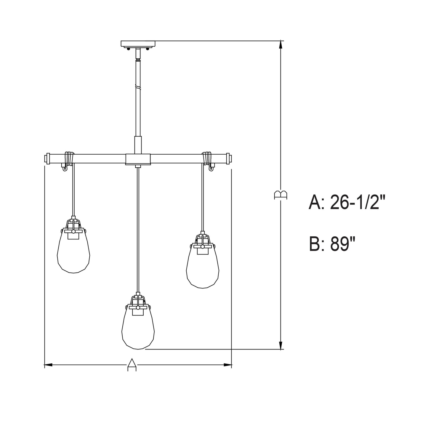 Kassidy 5L Adjustable Chandelier