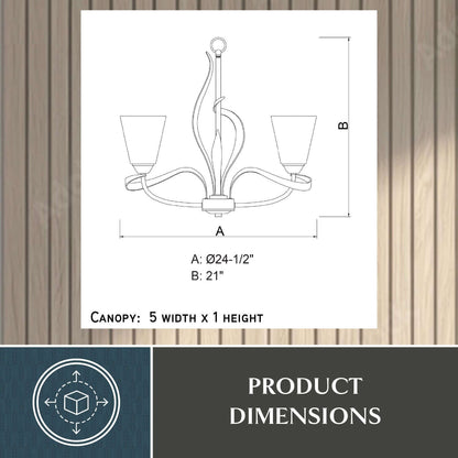 Cinta 5L Chandelier