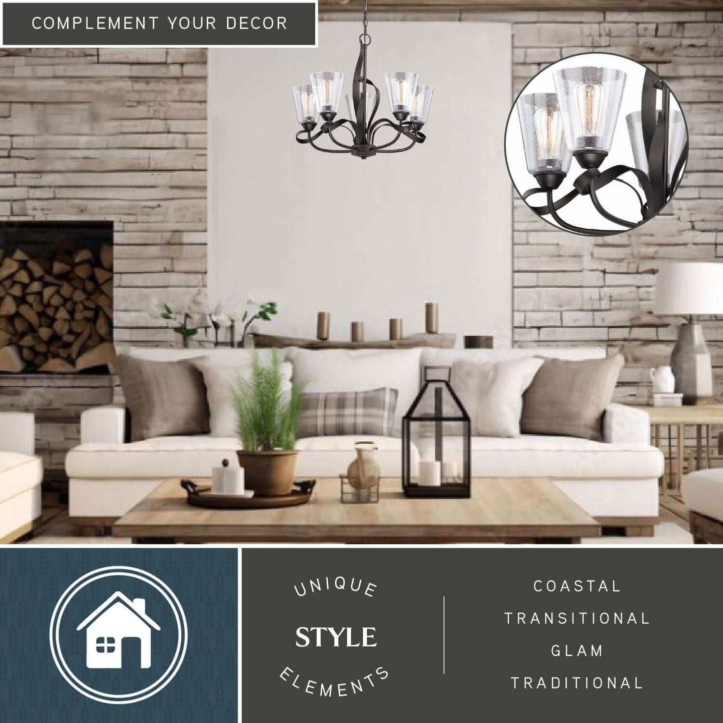 Cinta 5L Chandelier