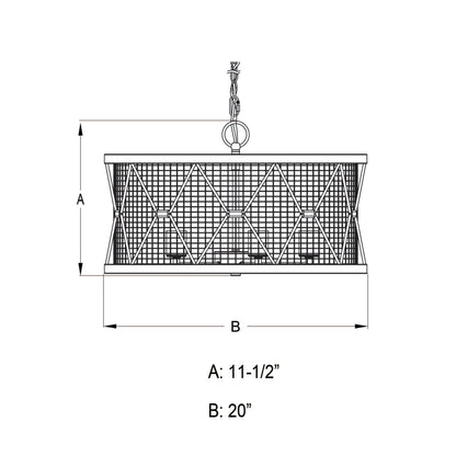 Bremerton 5 Light Chandelier