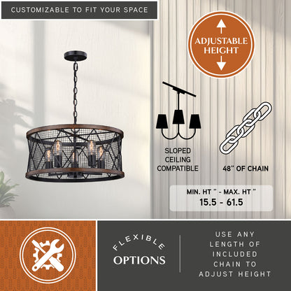 Bremerton 5 Light Chandelier