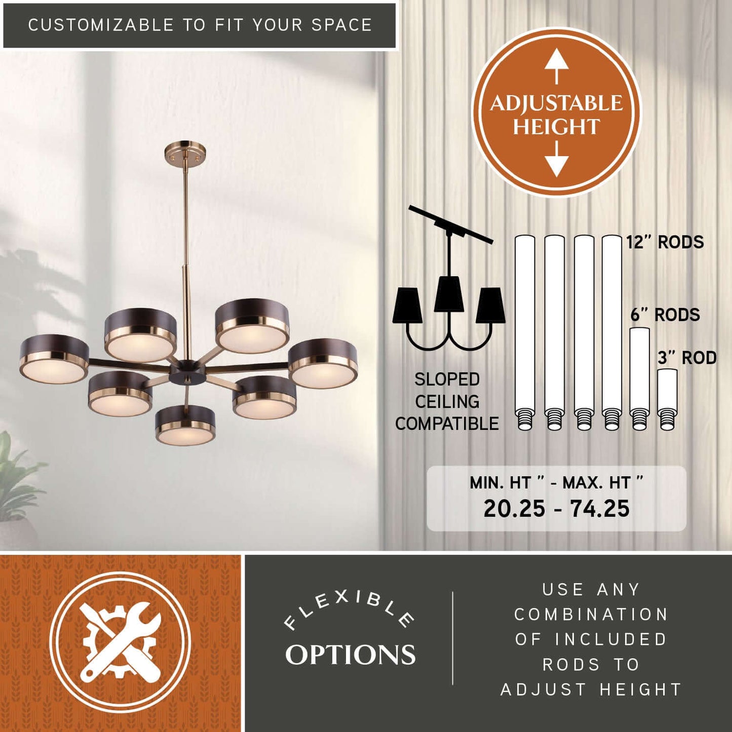 Madison 7L Chandelier