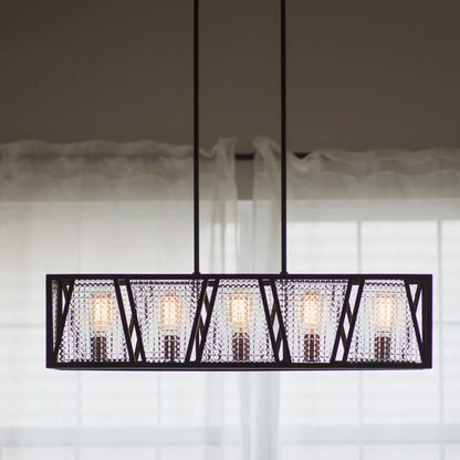 Oslo 5-Light Linear Chandelier