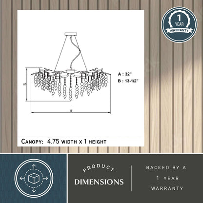 Rainier 5 Light Chandelier