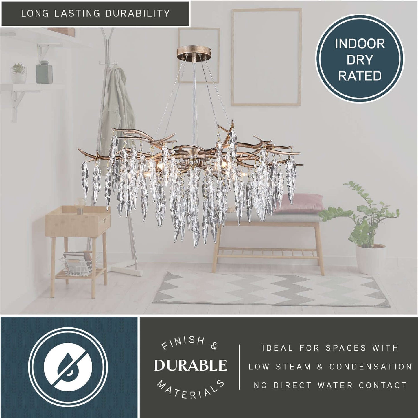 Rainier 5 Light Chandelier