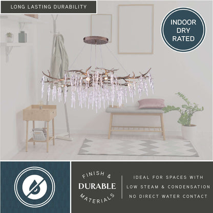 Rainier 6L Linear Chandelier
