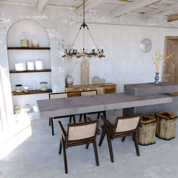 Breckenridge 30.5” 6 Light Antler Chandelier