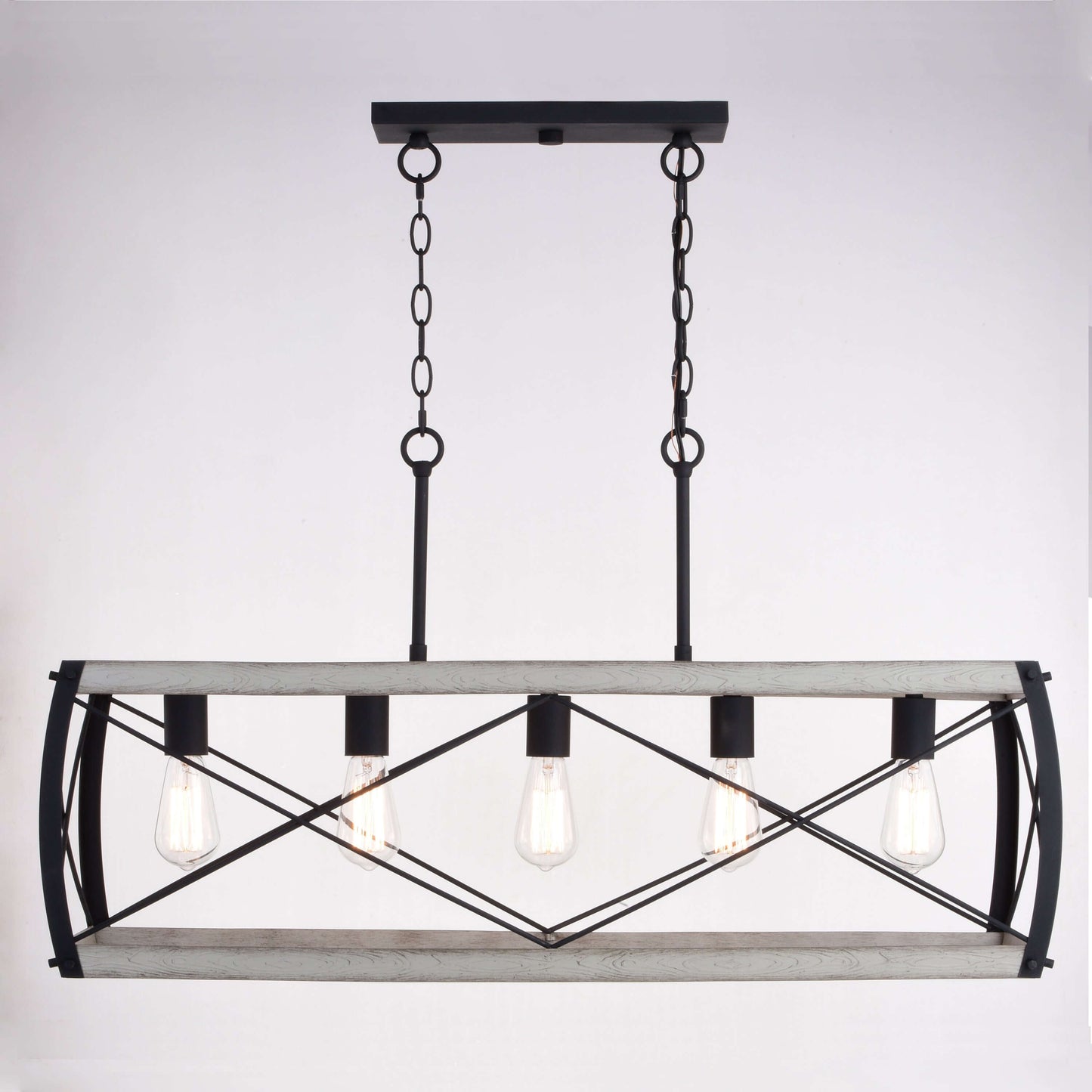 Montclare 35” 5 Light Linear Chandelier