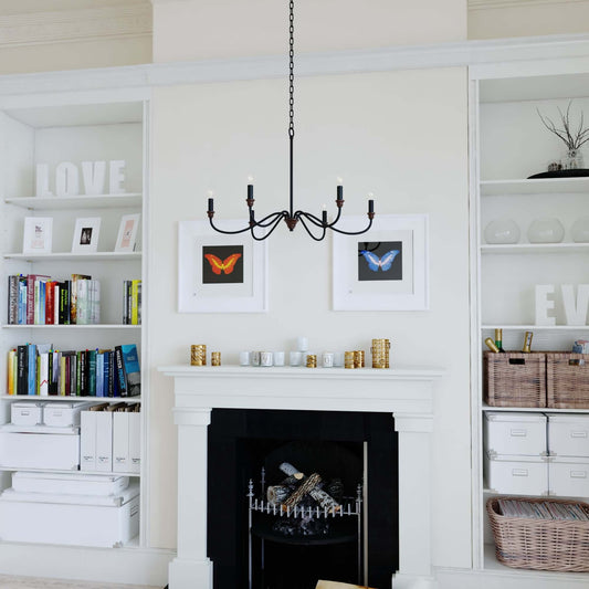 Annabelle 30” 6 Light Chandelier