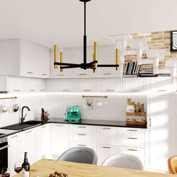 Damen 25” 5 Light Chandelier