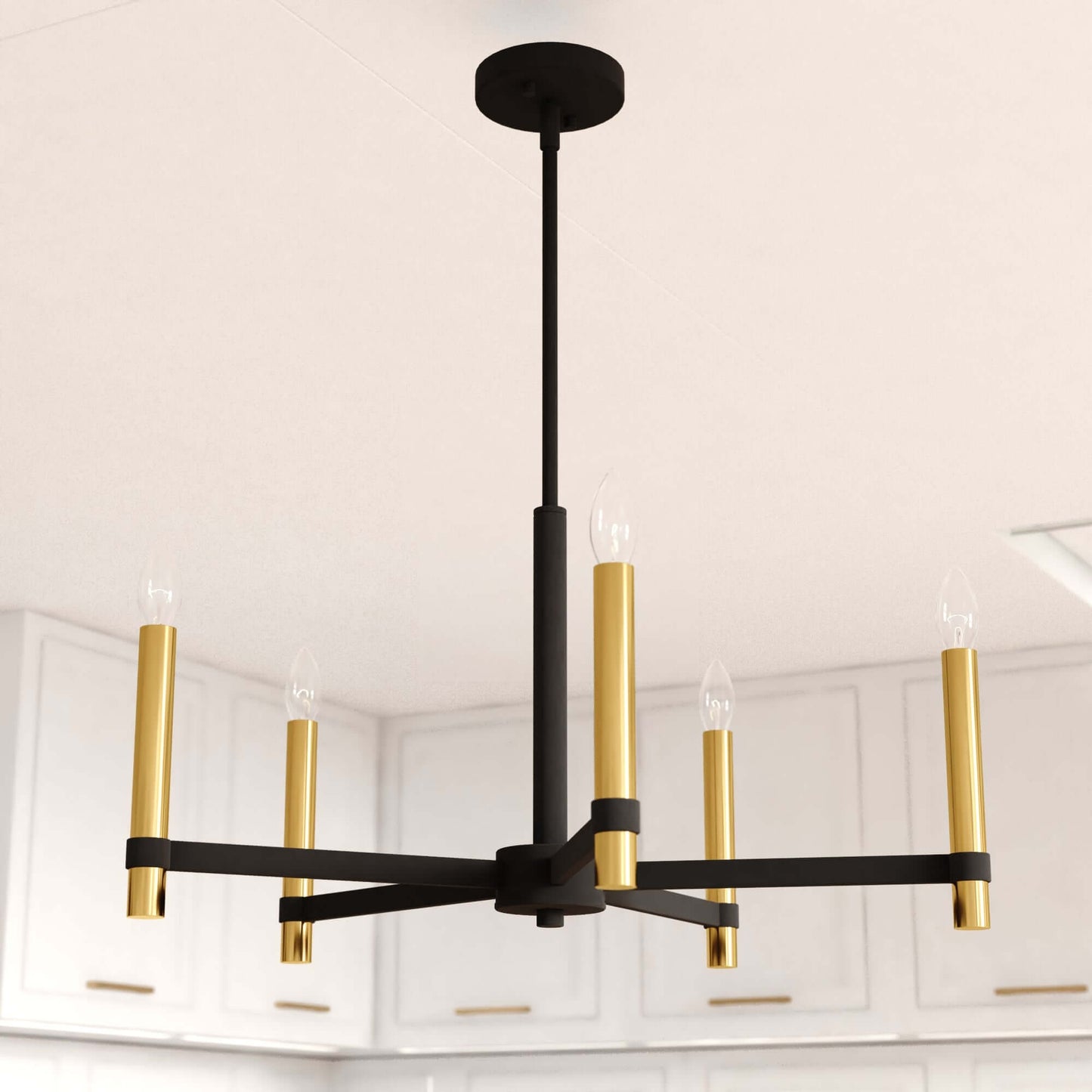 Damen 25” 5 Light Chandelier