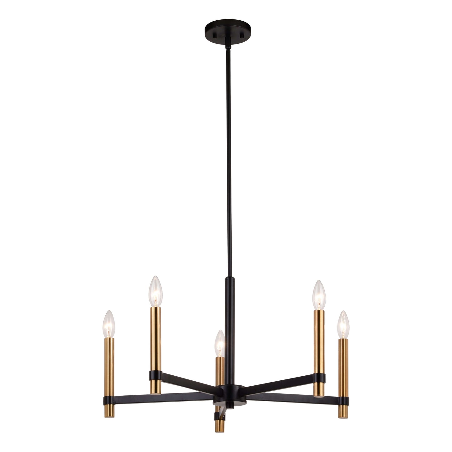 Damen 25” 5 Light Chandelier