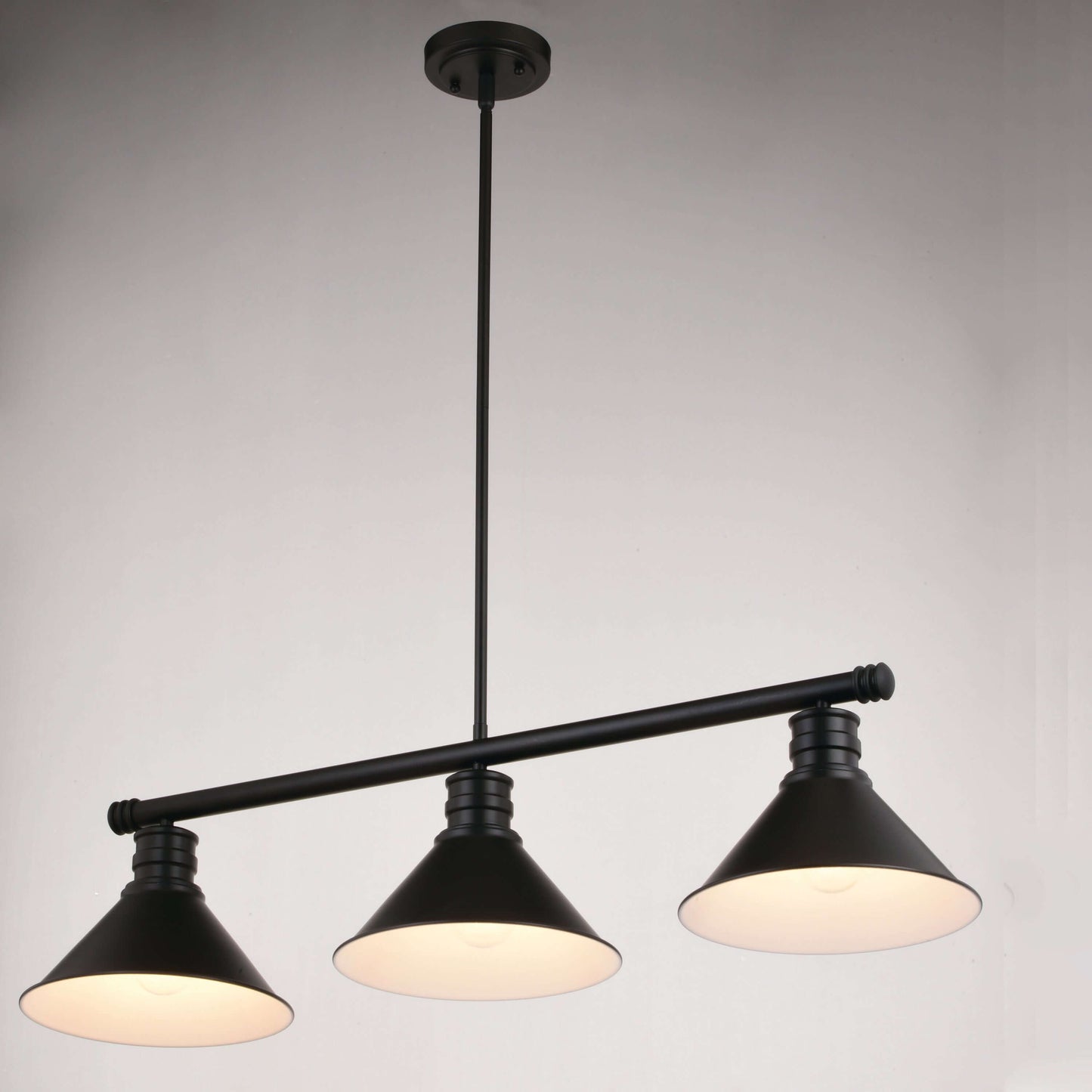 Akron 35.75” 3 Light Linear Chandelier