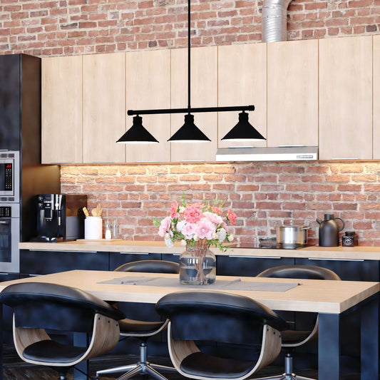 Akron 35.75” 3 Light Linear Chandelier