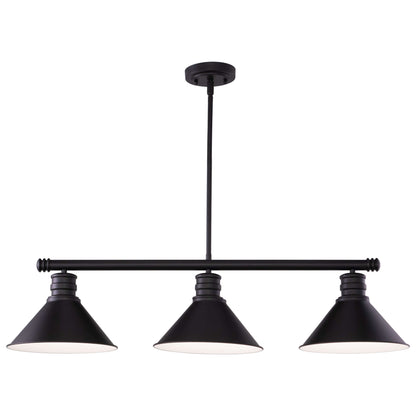 Akron 35.75” 3 Light Linear Chandelier